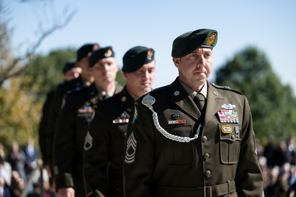 1st Special Forces Command (Airborne) Wreath-Laying Ceremony to Commemorate President John F. Kennedy's Contributions to the U.S. Army Special Forces