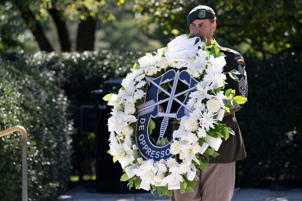 1st Special Forces Command (Airborne) Wreath-Laying Ceremony to Commemorate President John F. Kennedy's Contributions to the U.S. Army Special Forces