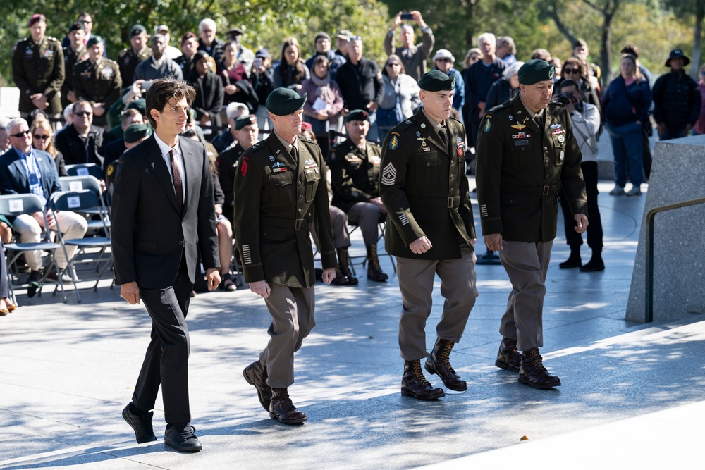 1st Special Forces Command (Airborne) Wreath-Laying Ceremony to Commemorate President John F. Kennedy's Contributions to the U.S. Army Special Forces