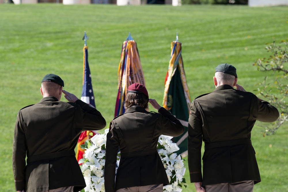 1st Special Forces Command (Airborne) Wreath-Laying Ceremony to Commemorate President John F. Kennedy's Contributions to the U.S. Army Special Forces