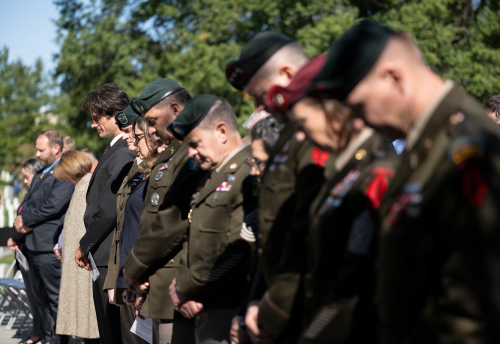 1st Special Forces Command (Airborne) Wreath-Laying Ceremony to Commemorate President John F. Kennedy's Contributions to the U.S. Army Special Forces