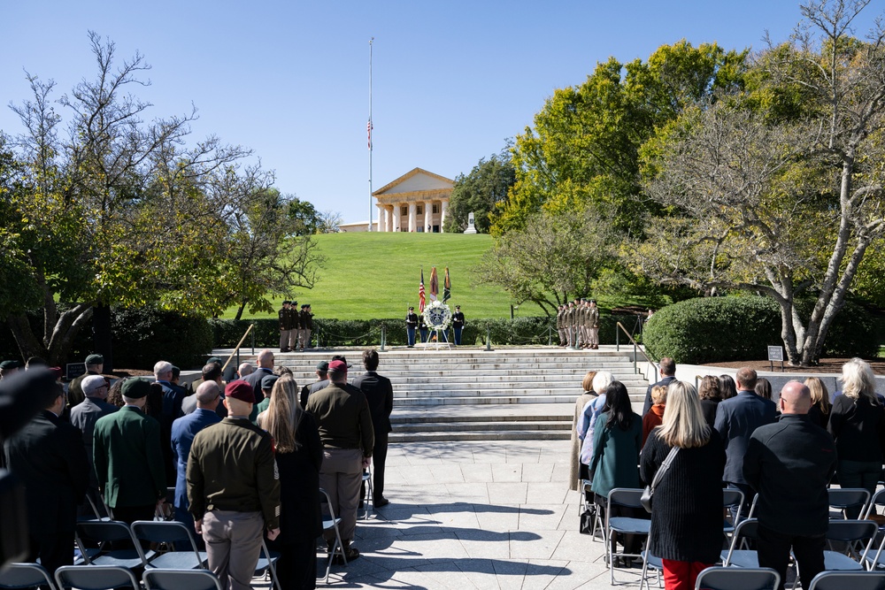 1st Special Forces Command (Airborne) Wreath-Laying Ceremony to Commemorate President John F. Kennedy's Contributions to the U.S. Army Special Forces