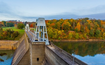 Autumn leaves bring fall colors to Pittsburgh District reservoirs, landscapes