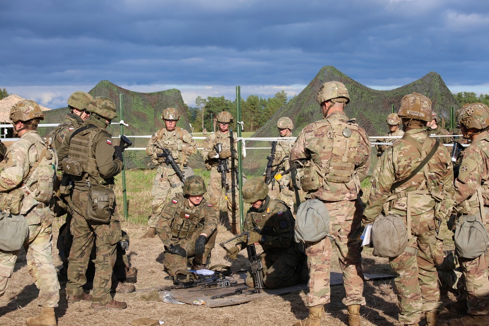 3rd ABCT conducts weapons familiarization on day two of E3B testing in Poland