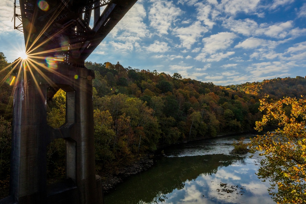 Autumn leaves bring fall colors to Pittsburgh District reservoirs, landscapes