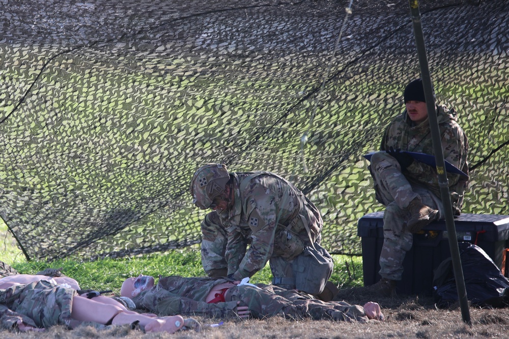 3rd ABCT conducts Expert Field Medical Badge as part of an E3B competition in Poland