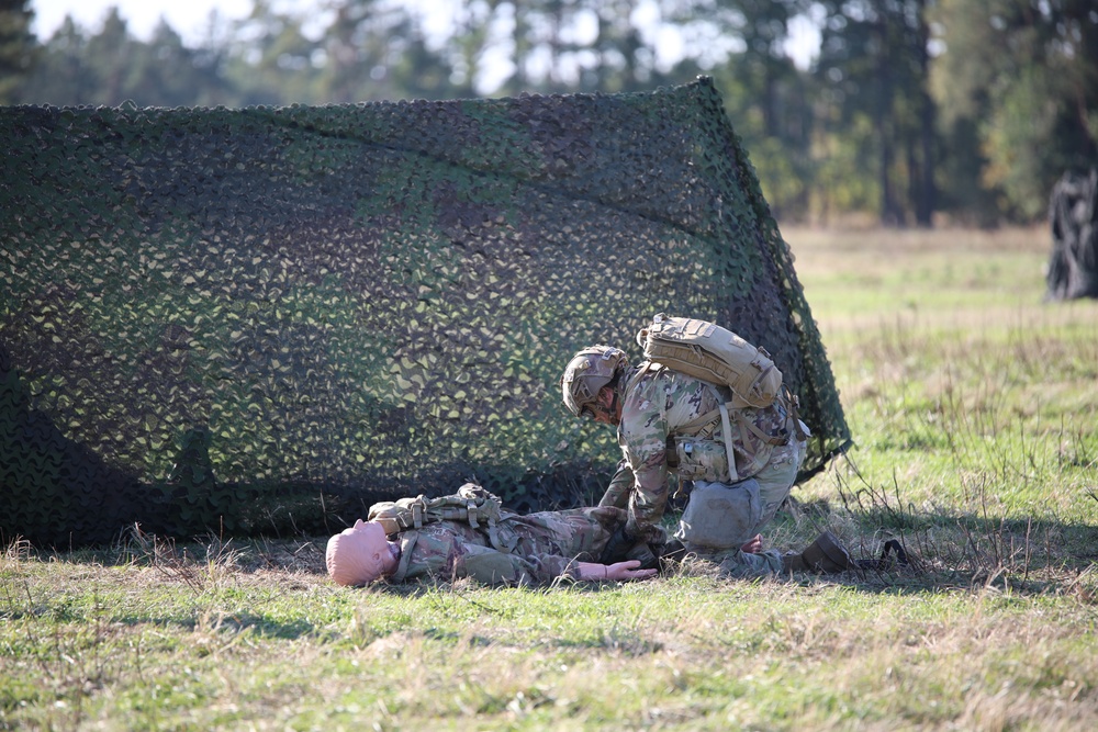 3rd ABCT conducts Expert Field Medical Badge as part of an E3B competition in Poland