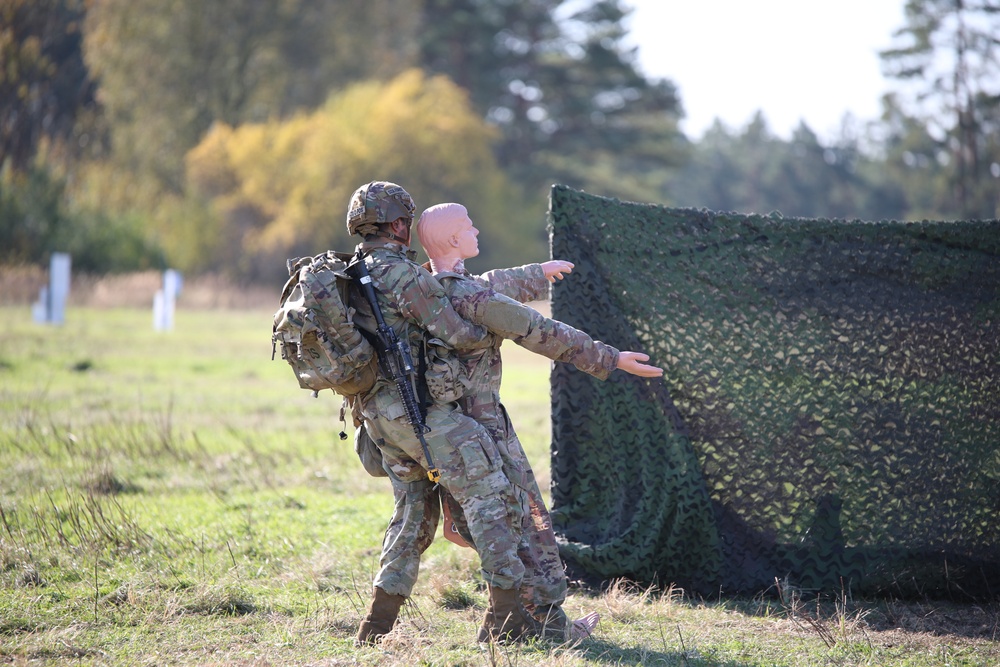 3rd ABCT conducts Expert Field Medical Badge as part of an E3B competition in Poland