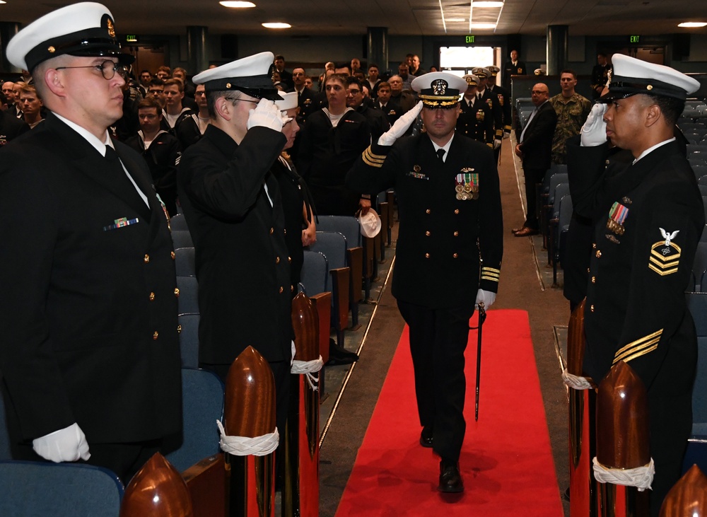 Submarine Readiness Squadron (SRS) 32 change of command ceremony