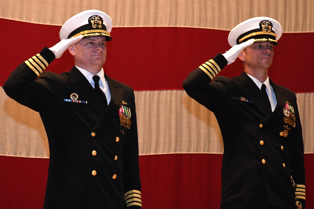 Submarine Readiness Squadron (SRS) 32 change of command ceremony