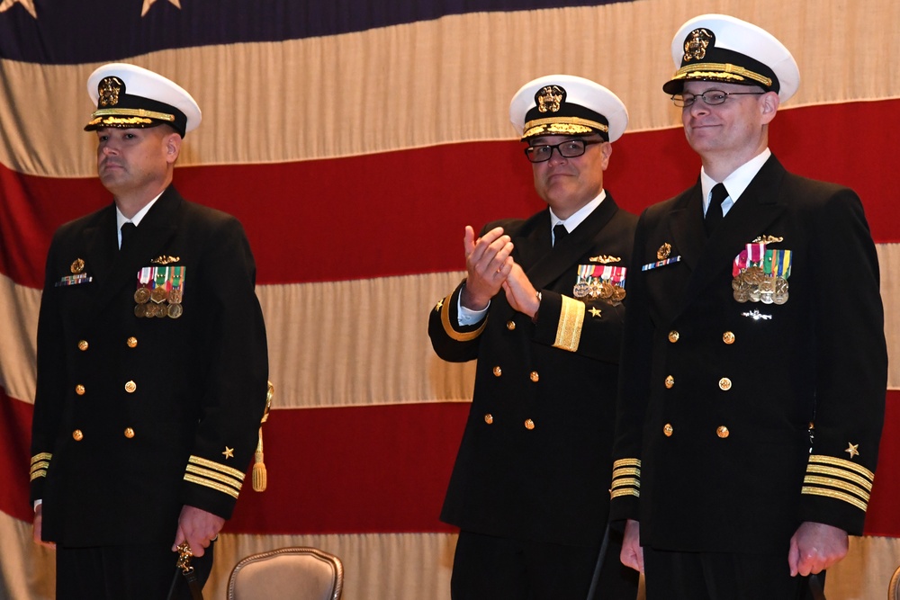 Submarine Readiness Squadron (SRS) 32 change of command ceremony