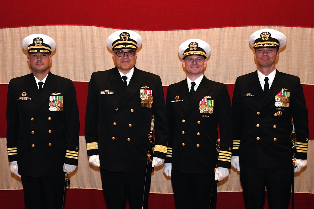 Submarine Readiness Squadron (SRS) 32 change of command ceremony