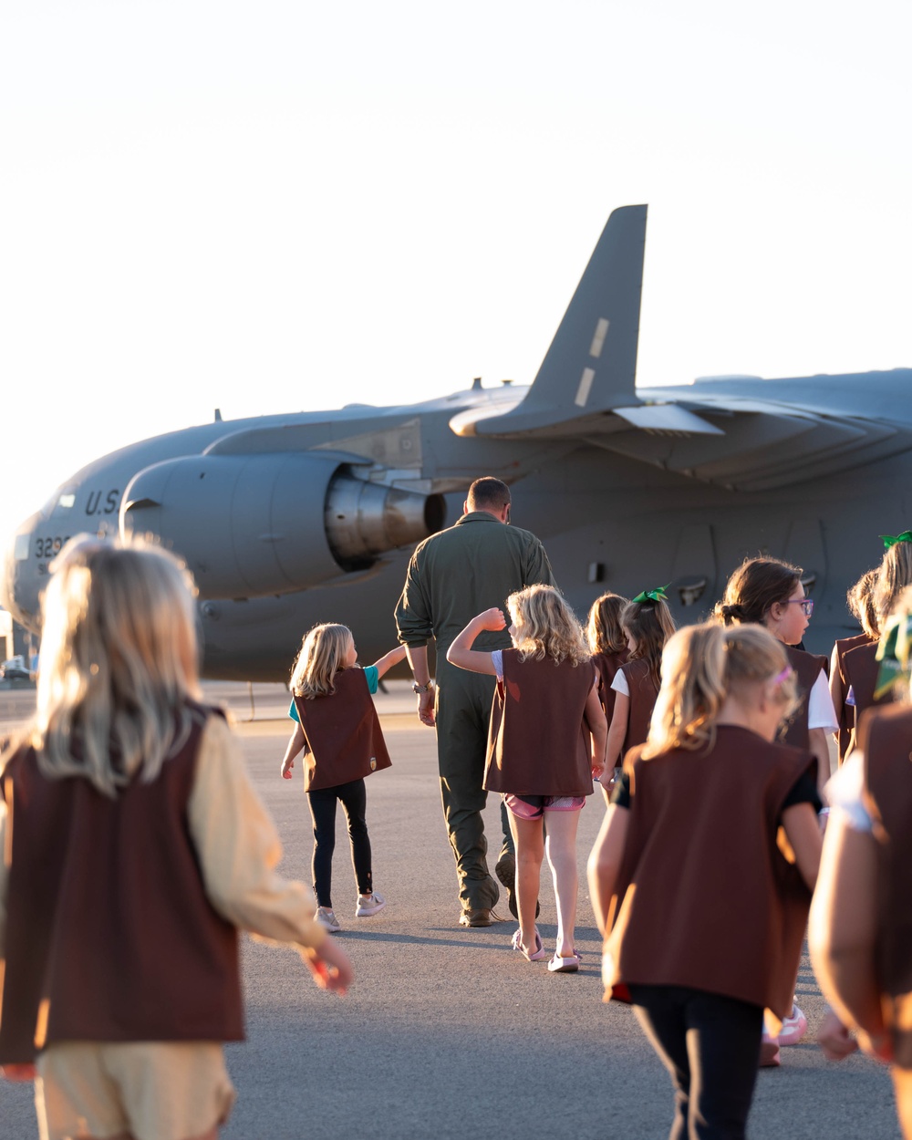 Courage, Confidence, and C-17s: Girl Scouts visit the 911th AW