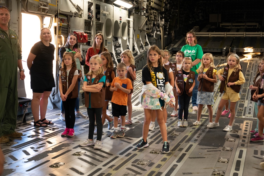 Courage, Confidence, and C-17s: Girl Scouts visit the 911th AW