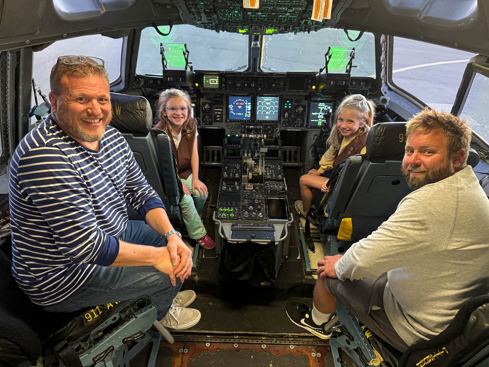 Courage, Confidence, and C-17s: Girl Scouts visit the 911th AW