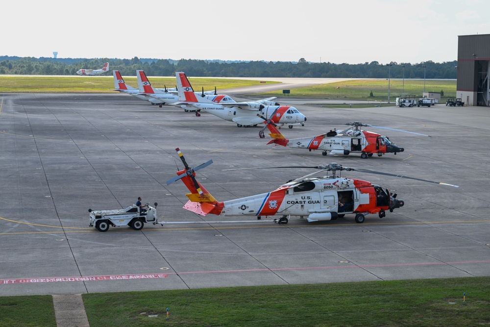 Coast Guard aircrews prepare to respond to Hurricane Milton