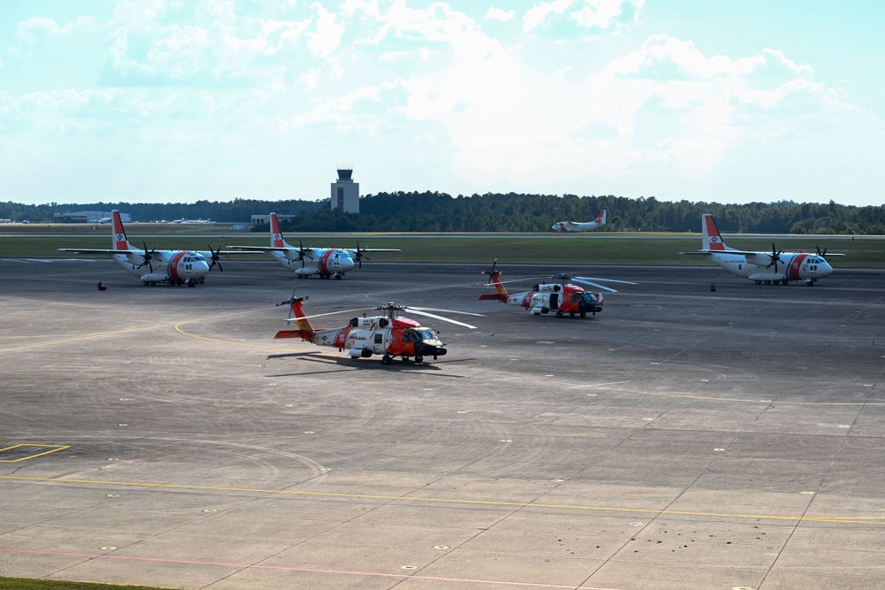 Coast Guard aircrews prepare to respond to Hurricane Milton