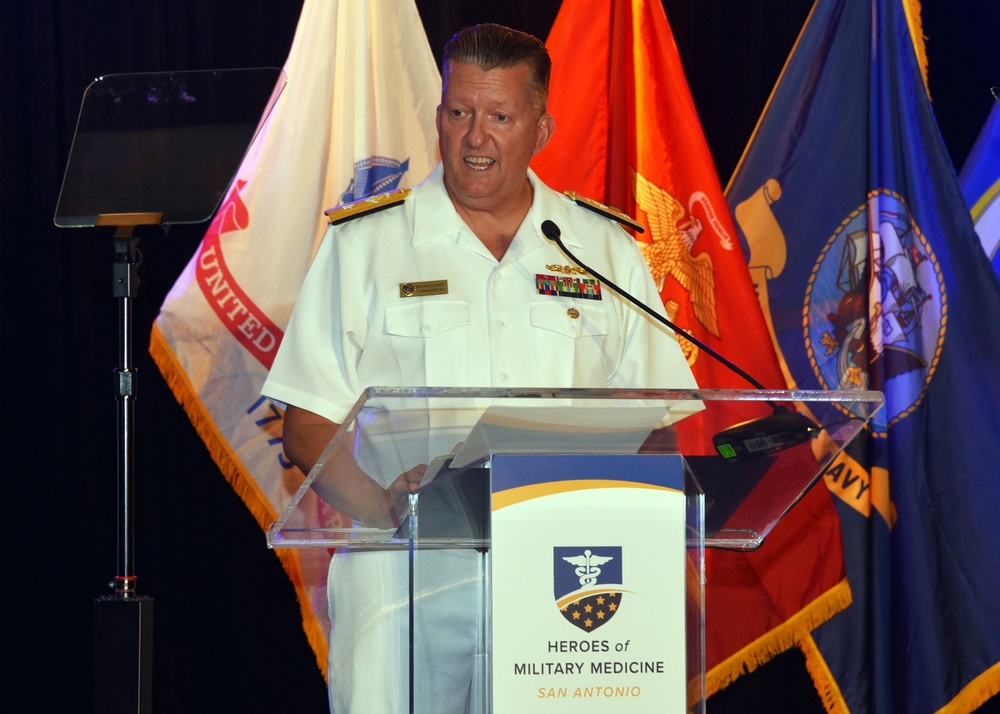 NMFDC Commander speaks at HJF Heroes of Military Medicine San Antonio Awards