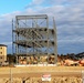 October 2024 construction operations for Fort McCoy East Barracks Project