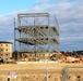 October 2024 construction operations for Fort McCoy East Barracks Project