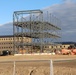 October 2024 construction operations for Fort McCoy East Barracks Project