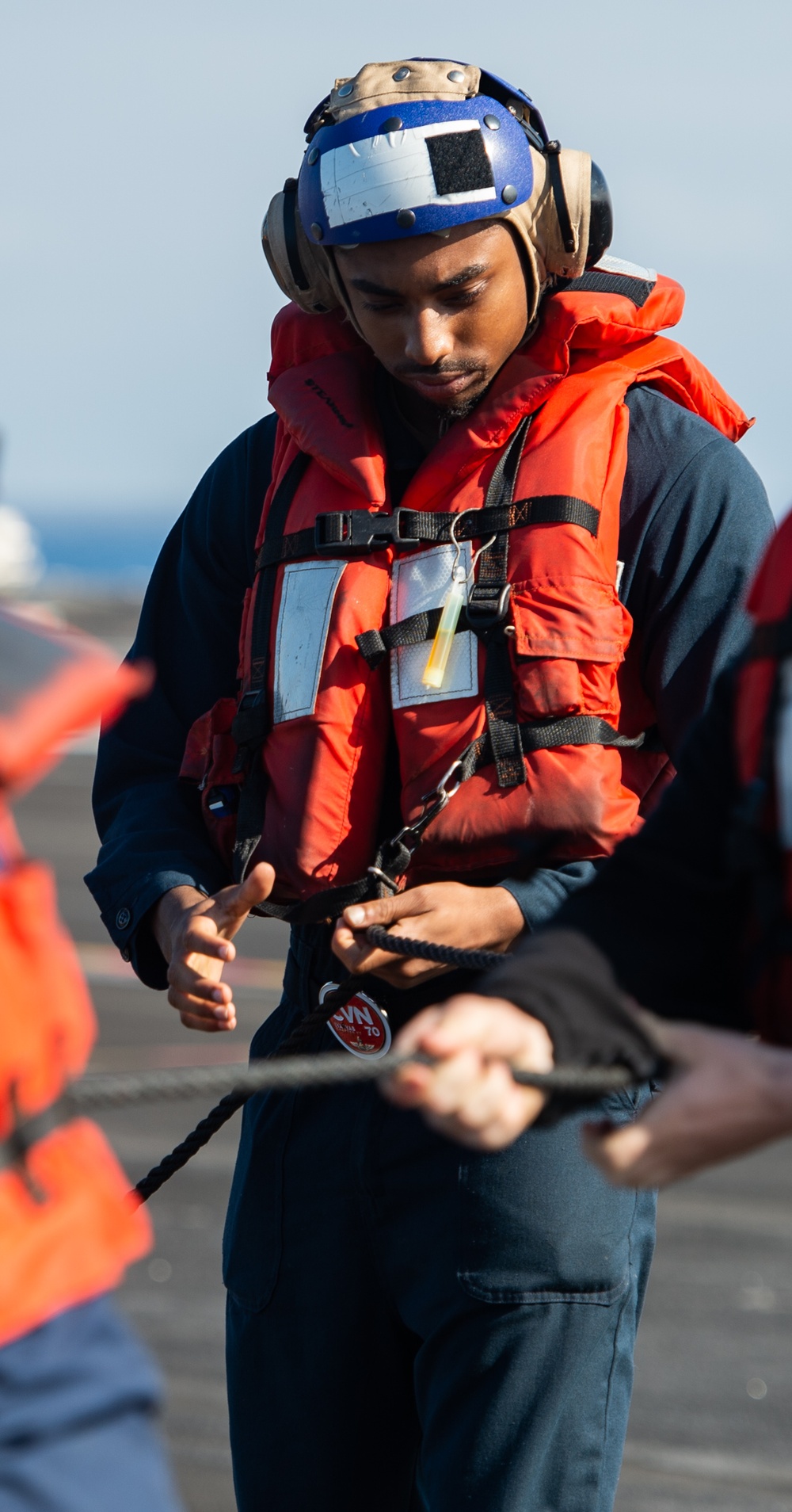 USS Carl Vinson (CVN 70) Conducts a Refueling-at-Sea