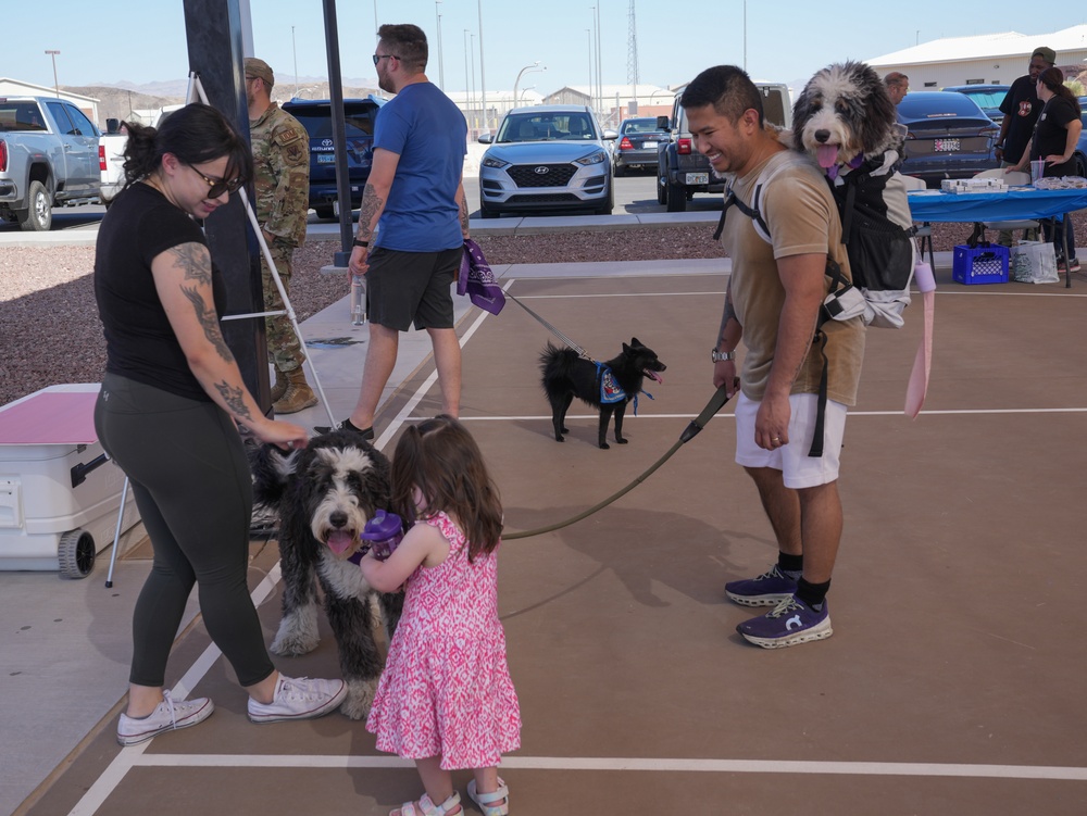 Paws Against Domestic Violence 2024 at Creech Air Force Base
