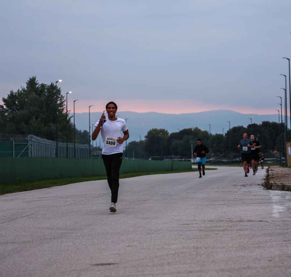 Vicenza military community participates in the Army 10 Miler Shadow Run