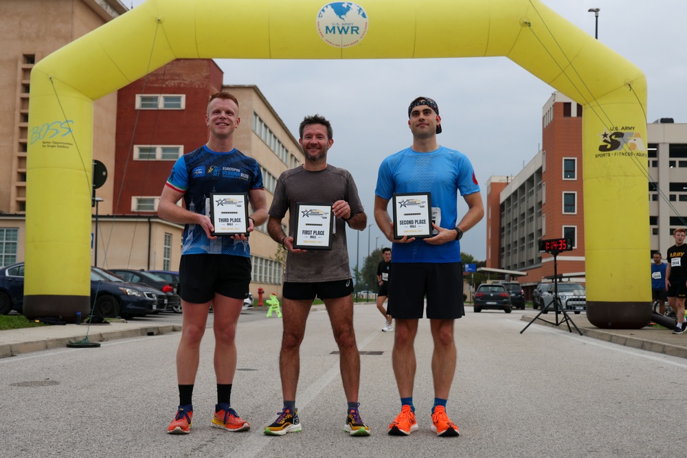 Vicenza military community participates in the Army 10 Miler Shadow Run