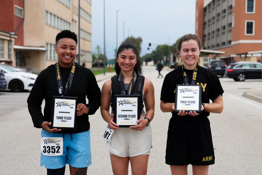 Vicenza military community participates in the Army 10 Miler Shadow Run