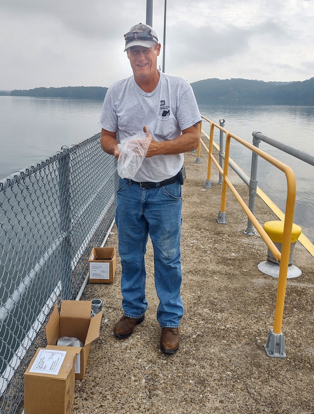 Morrow named employee of the month for outstanding work at navigation locks