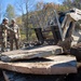 161st Engineer Support Company (Airborne) removes debris