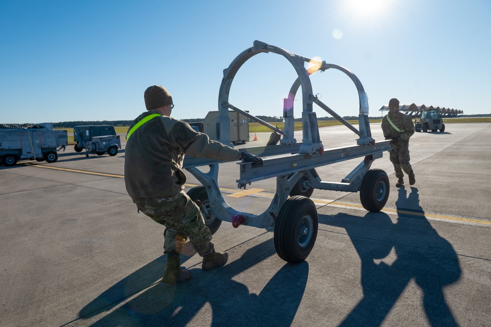 169th Logistics Readiness Squadron stages mock deployment cargo