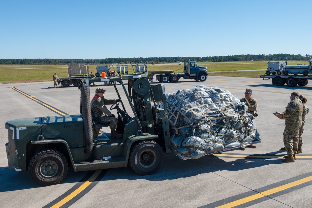 169th Logistics Readiness Squadron stages mock deployment cargo