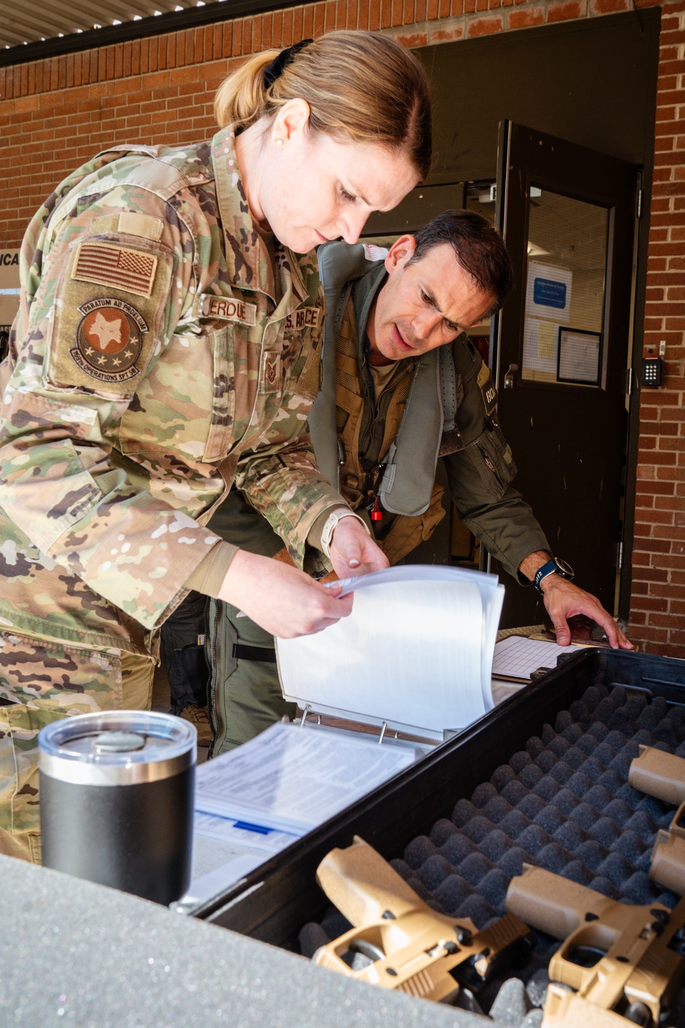 AFE weapons clearing inspection