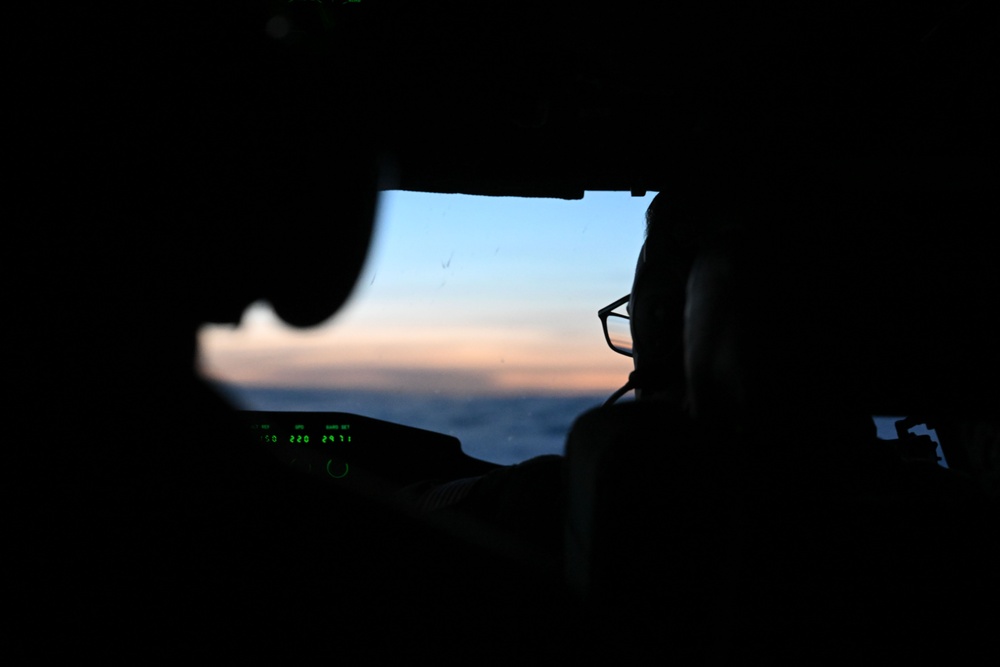 Air Station Clearwater first light overflight