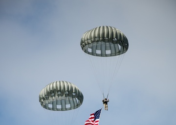 FLARNG Special Forces Perform During NAS Jacksonville Air Show 2024 Opening Ceremony