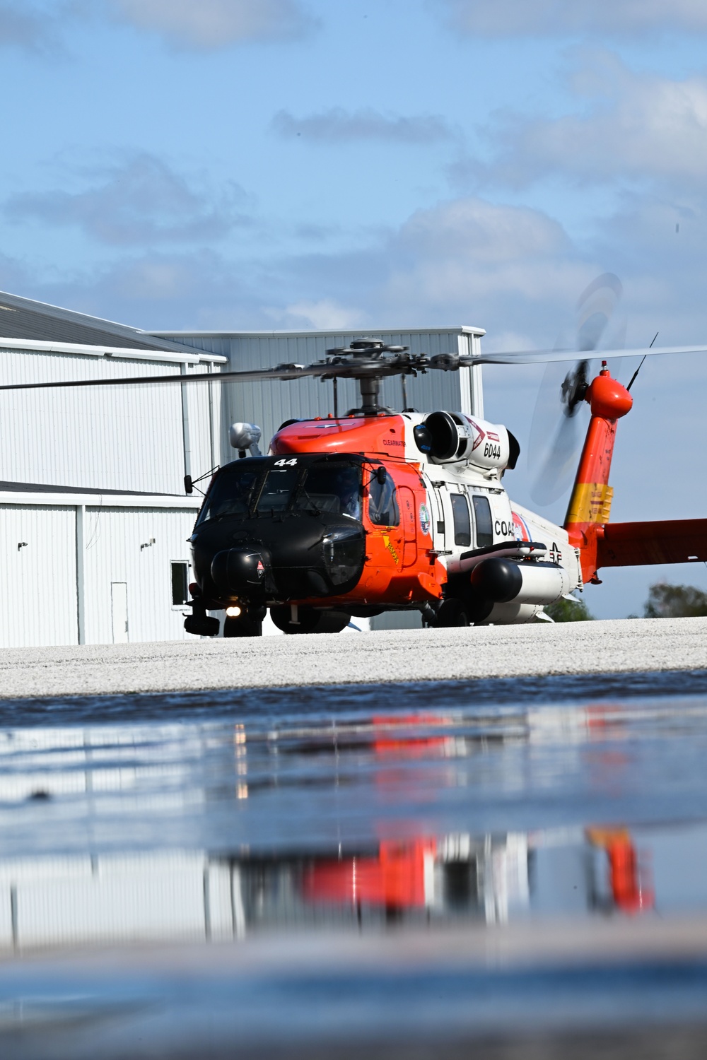 Air Station Clearwater first light overflight