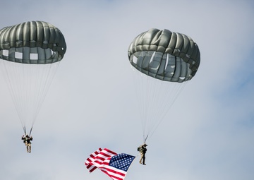 FLARNG Special Forces Perform During NAS Jacksonville Air Show 2024 Opening Ceremony