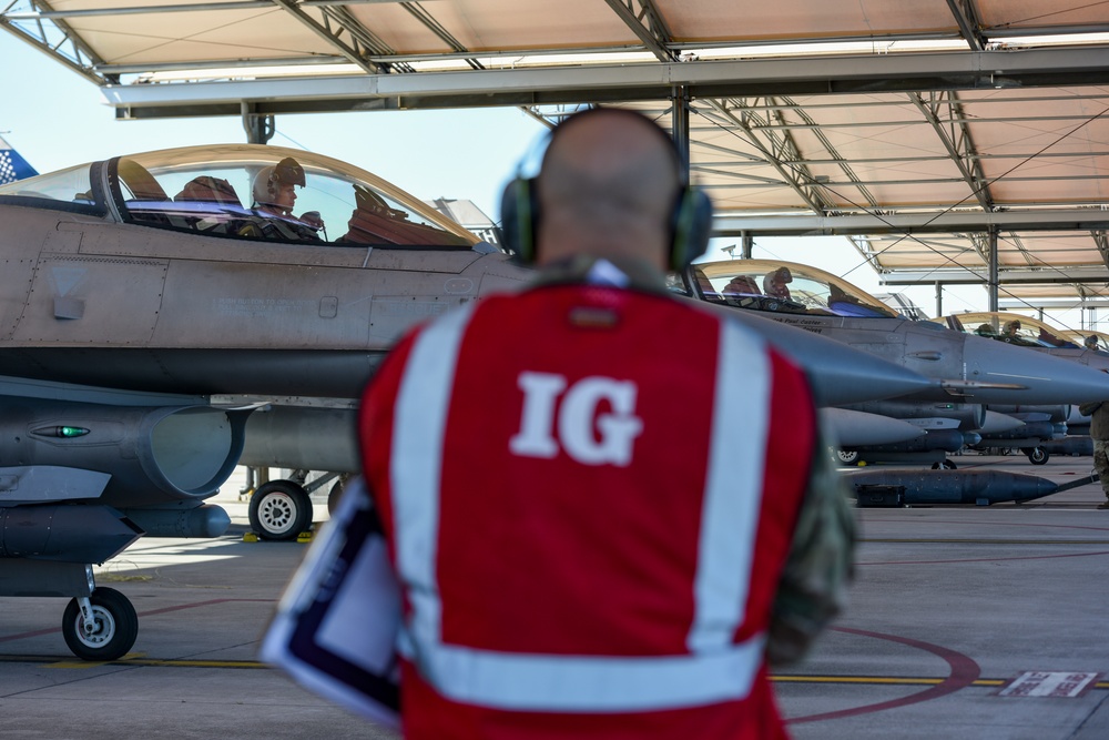 Flightline combat readiness inspection operations