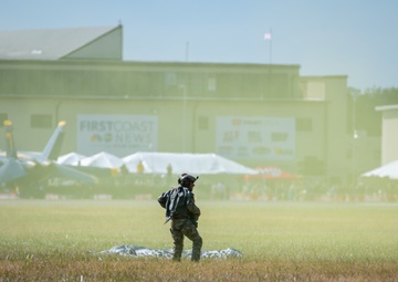 FLARNG Special Forces Perform During NAS Jacksonville Air Show 2024 Opening Ceremony