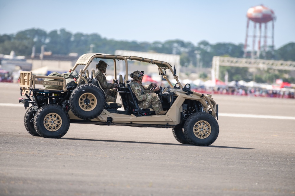 FLARNG Special Forces Perform During NAS Jacksonville Air Show 2024 Opening Ceremony