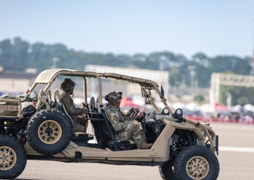 FLARNG Special Forces Perform During NAS Jacksonville Air Show 2024 Opening Ceremony