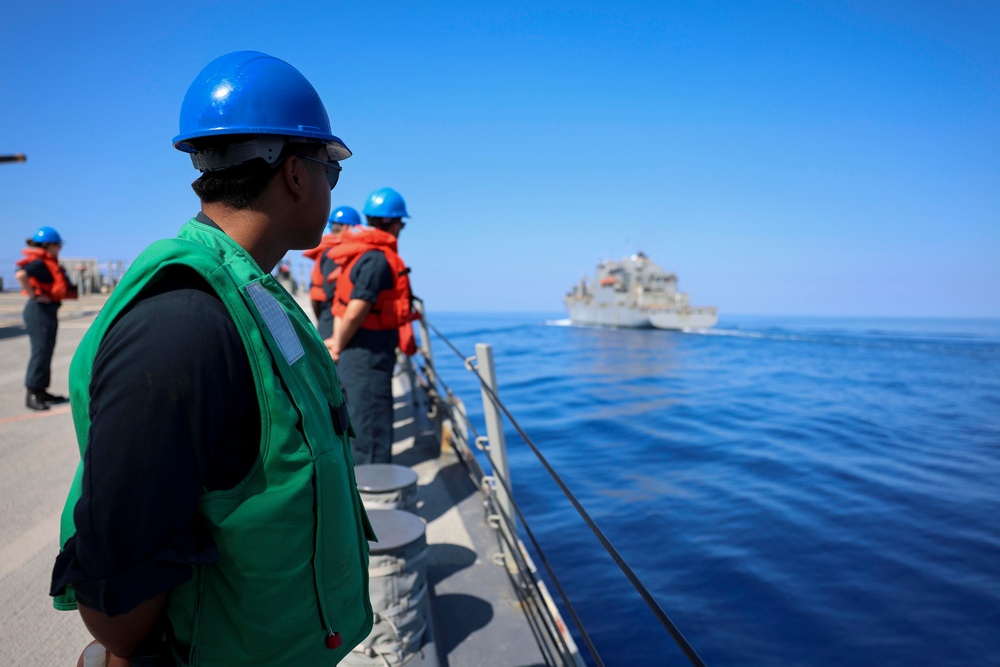 USS Arleigh Burke Replenishment-at-Sea