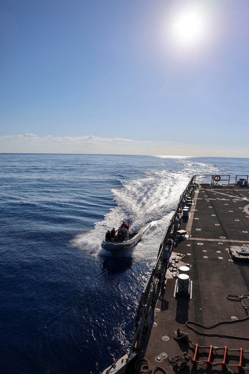 USS Arleigh Burke Boat Operations