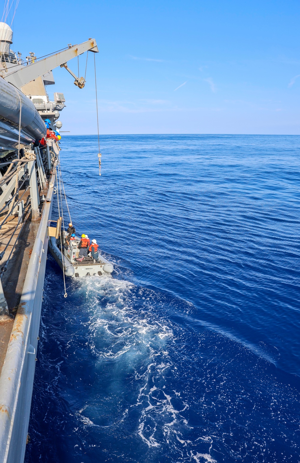 USS Arleigh Burke Boat Operations