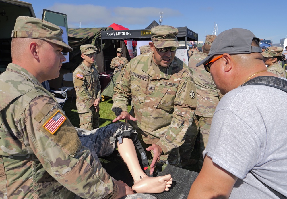 Army Introduces itself during San Francisco Fleet Week