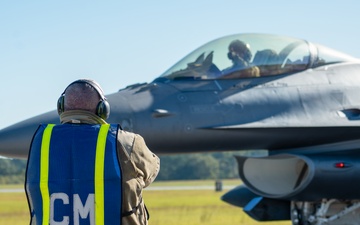 169th Fighter Wing participates in a combat readiness inspection on flightline