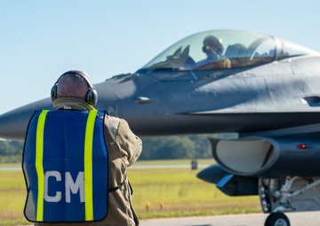 169th Fighter Wing participates in a combat readiness inspection on flightline