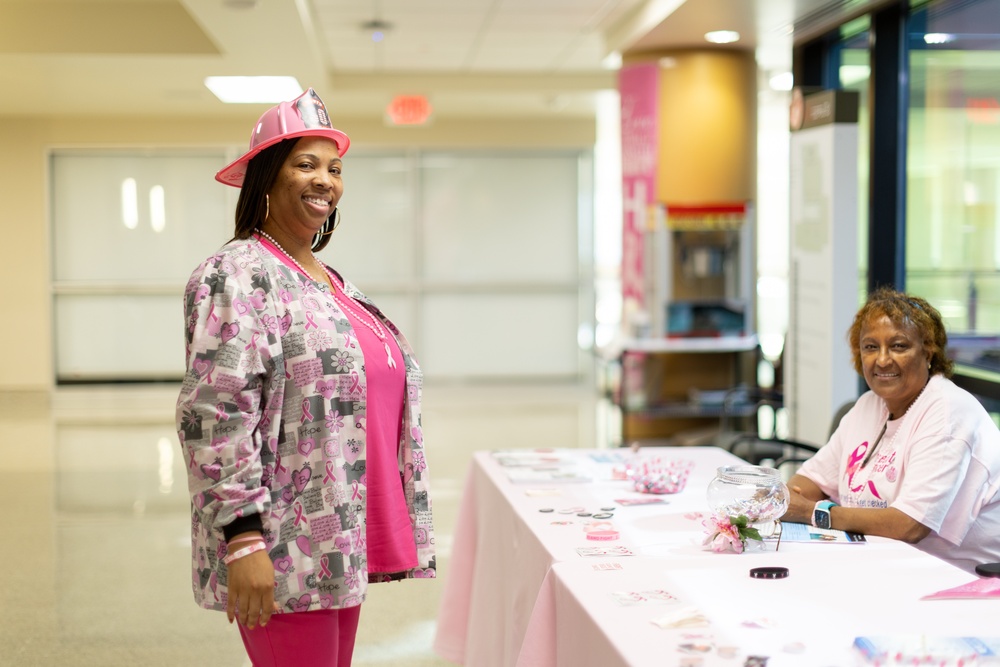 Walter Reed staff wears pink to draw awareness to Mammography Awareness Day, Breast Cancer Awareness Month
